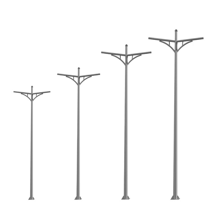 6m -12 m topeltvarre galvaniseeritud tänavavalgust